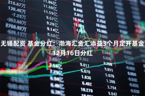 无锡配资 基金分红：渤海汇金汇添益3个月定开基金12月16日分红